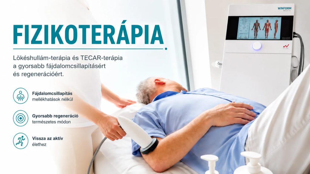 Fizikoterápiás kezelés Szegeden TECAR - és lökéshullám - terápiával mozgásszervi fájdalmak kezelésére.